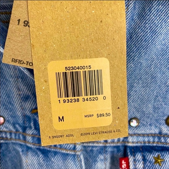 Levi’s • Baggy • Embellished • Jacket • L/XL • NWT - Picture 7 of 7
